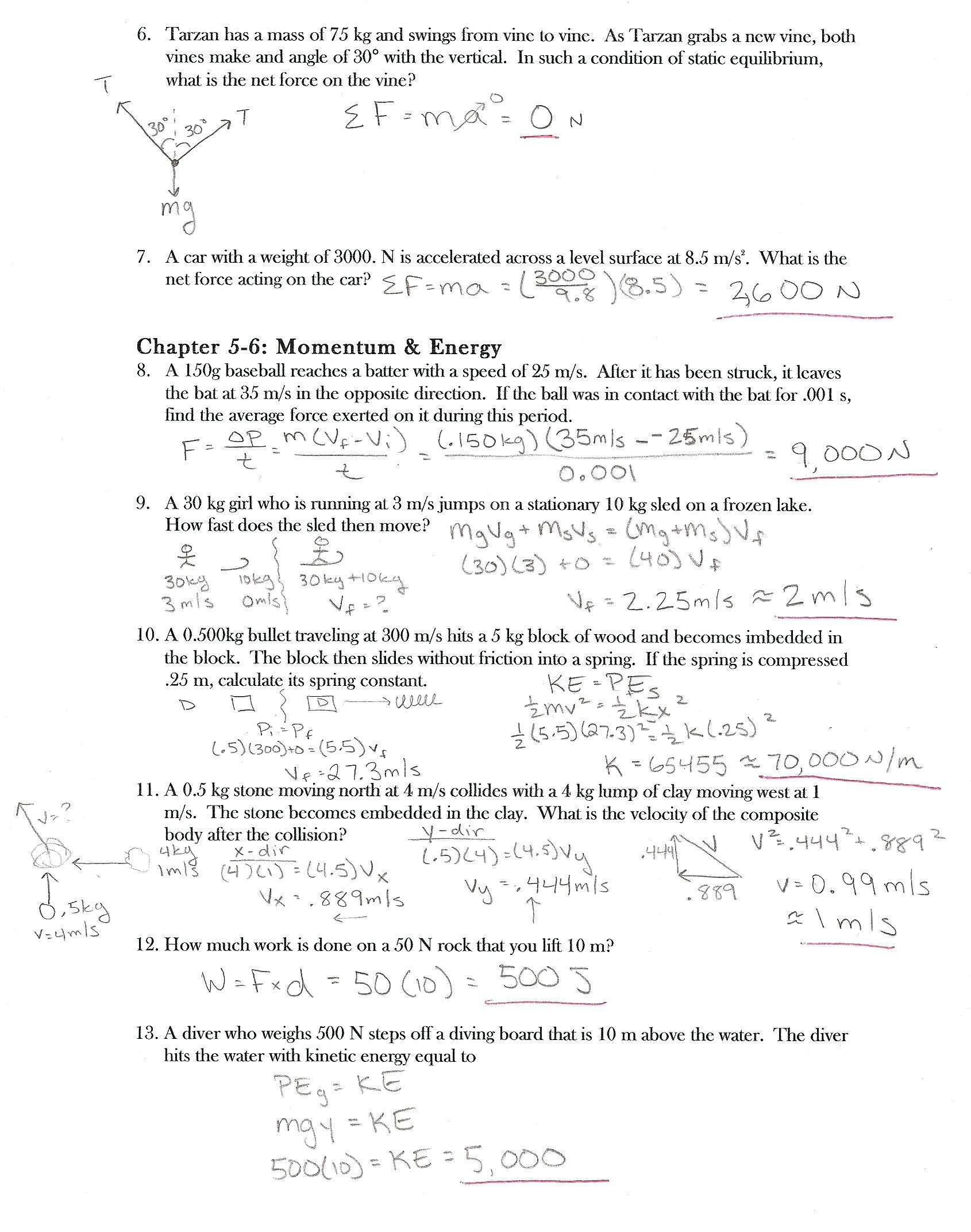 Save 85 Newton First Law Worksheets 64