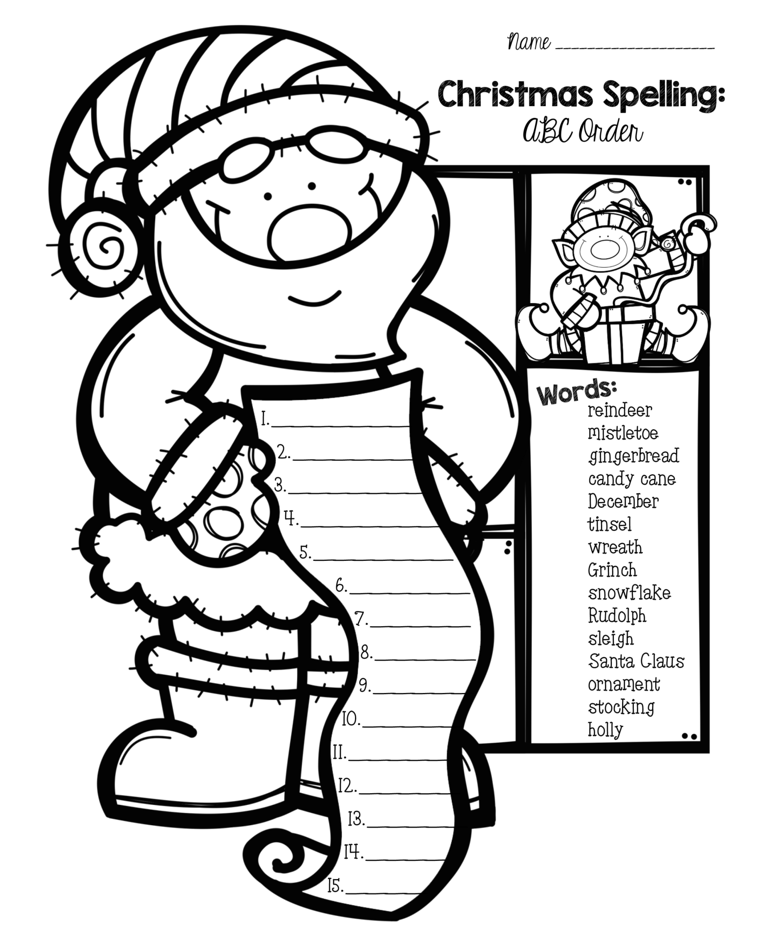 Best 45 Christmas Activities Worksheets Ideas 42