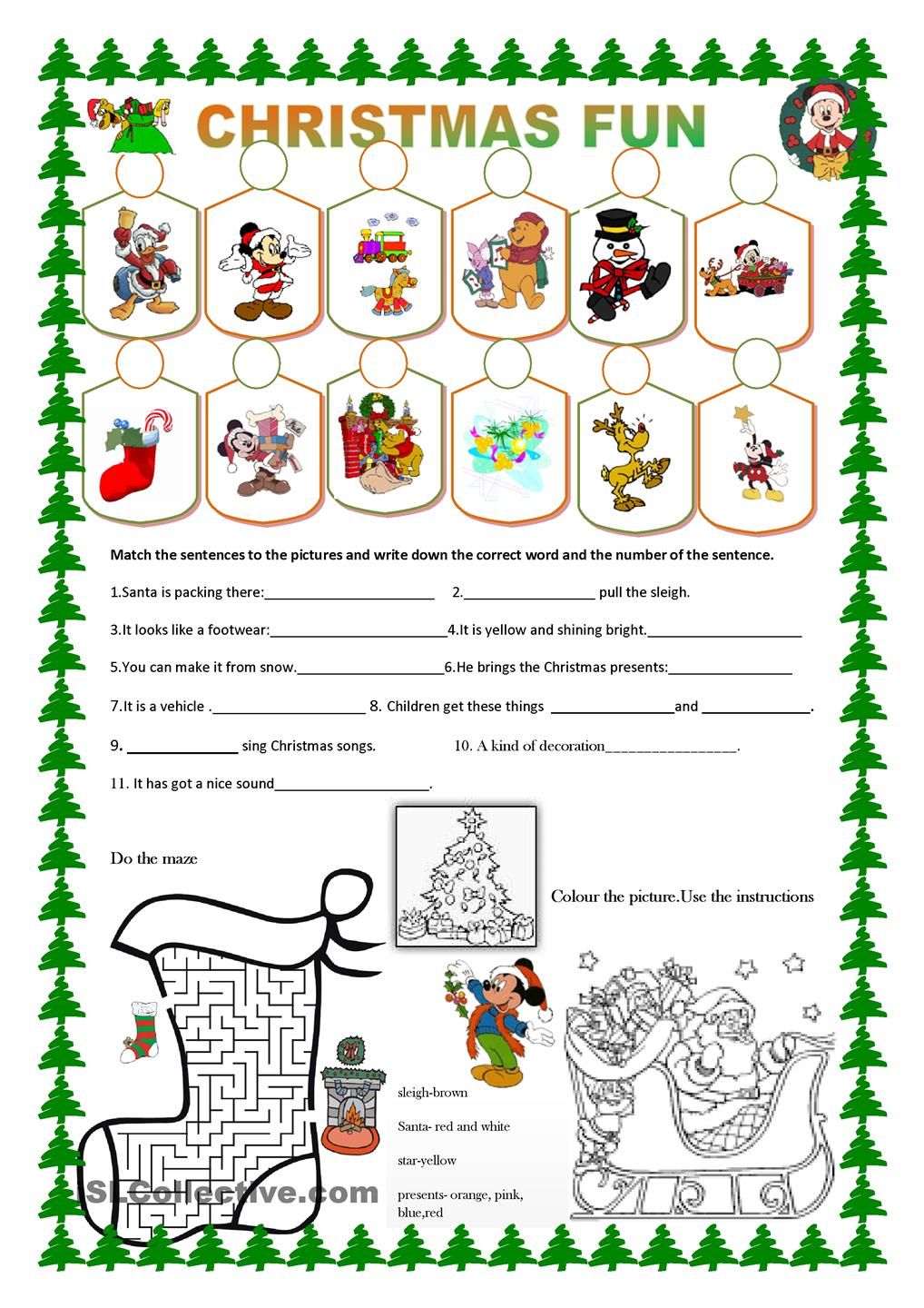 Best 45 Christmas Activities Worksheets Ideas 44