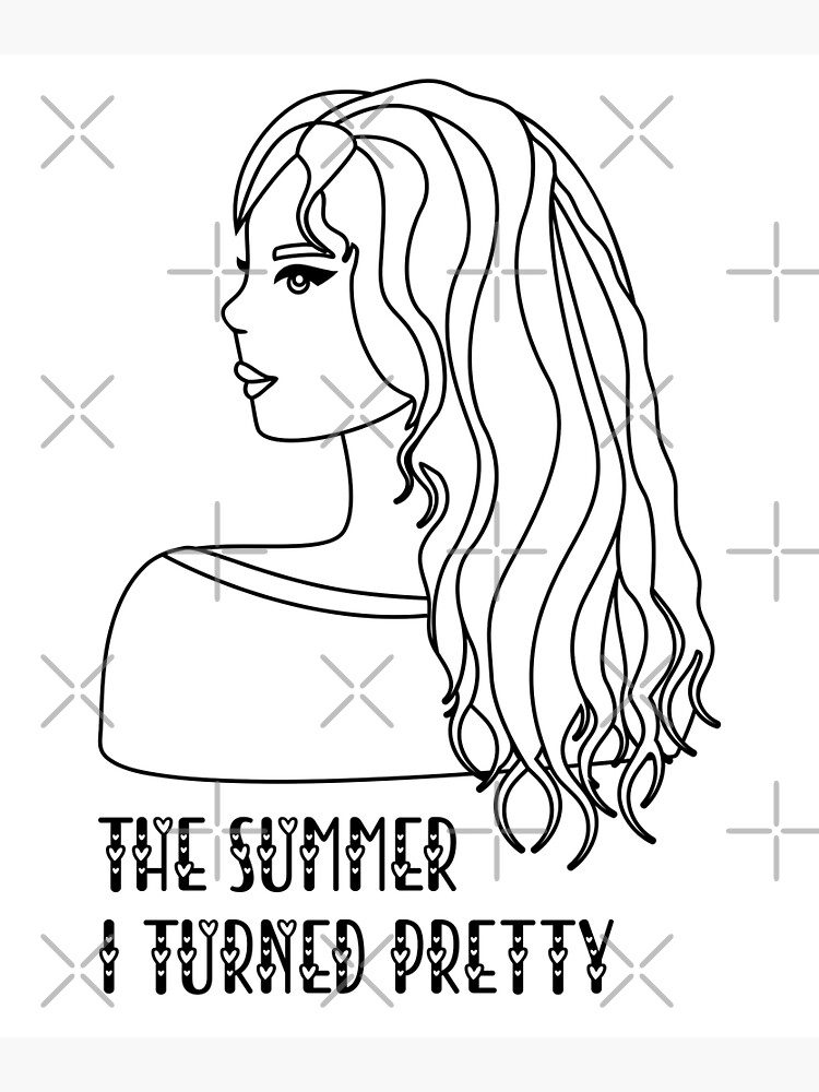 Best 45 Cute Coloring Pages The Summer I Turned Pretty Ideas 31