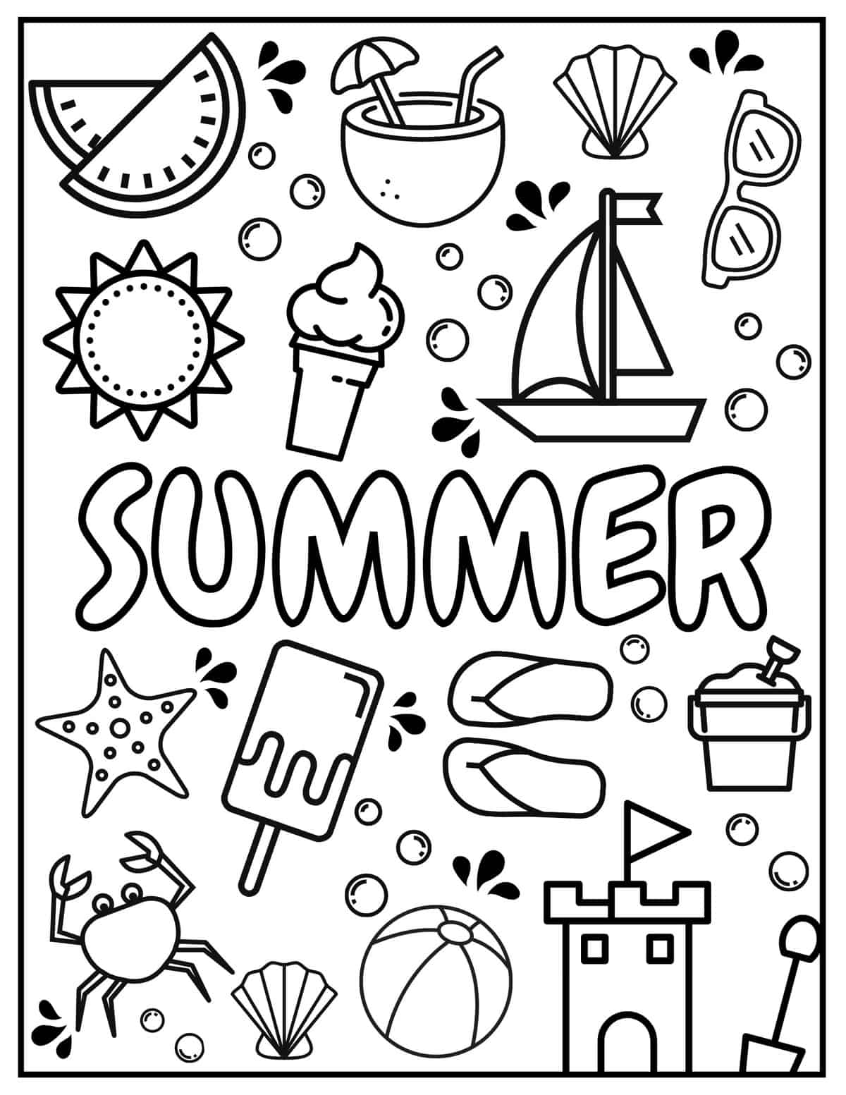 Best 45 Cute Coloring Pages The Summer I Turned Pretty Ideas 8