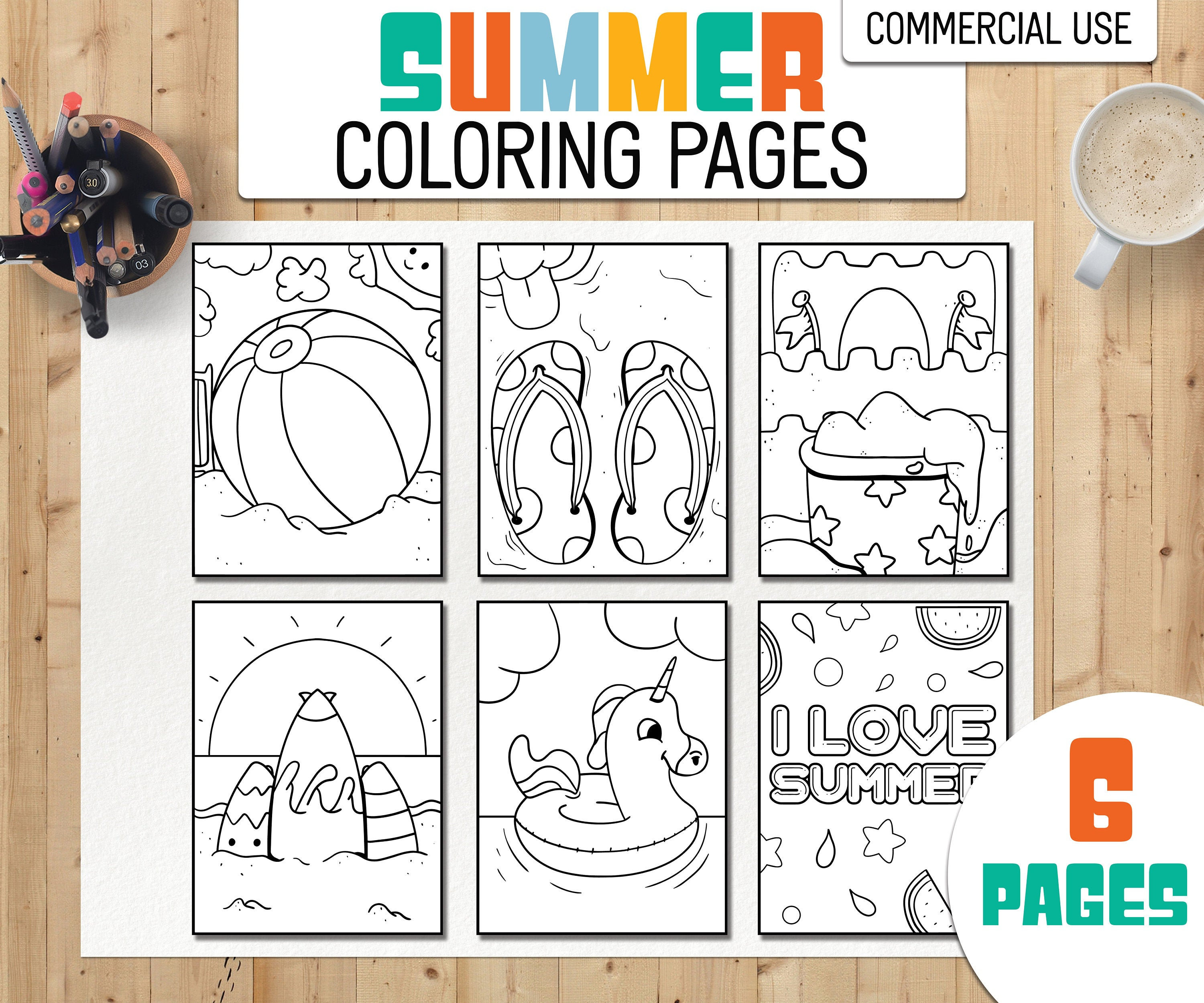 Best 45 I Love Summer Coloring Pages Ideas 14