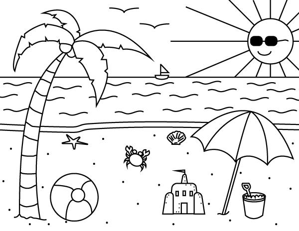 Best 45 I Love Summer Coloring Pages Ideas 43