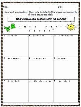 Best 45 Solving Two Step Equations Worksheets Ideas 12