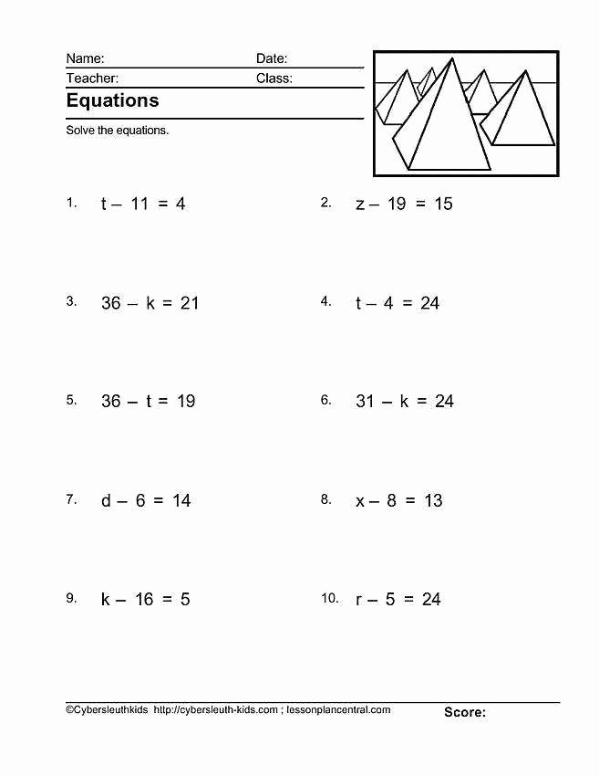 Best 45 Solving Two Step Equations Worksheets Ideas 25