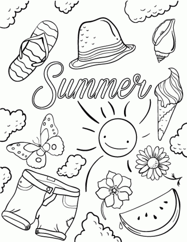 Best 45 Summer I Turned Pretty Coloring Pages Ideas 31