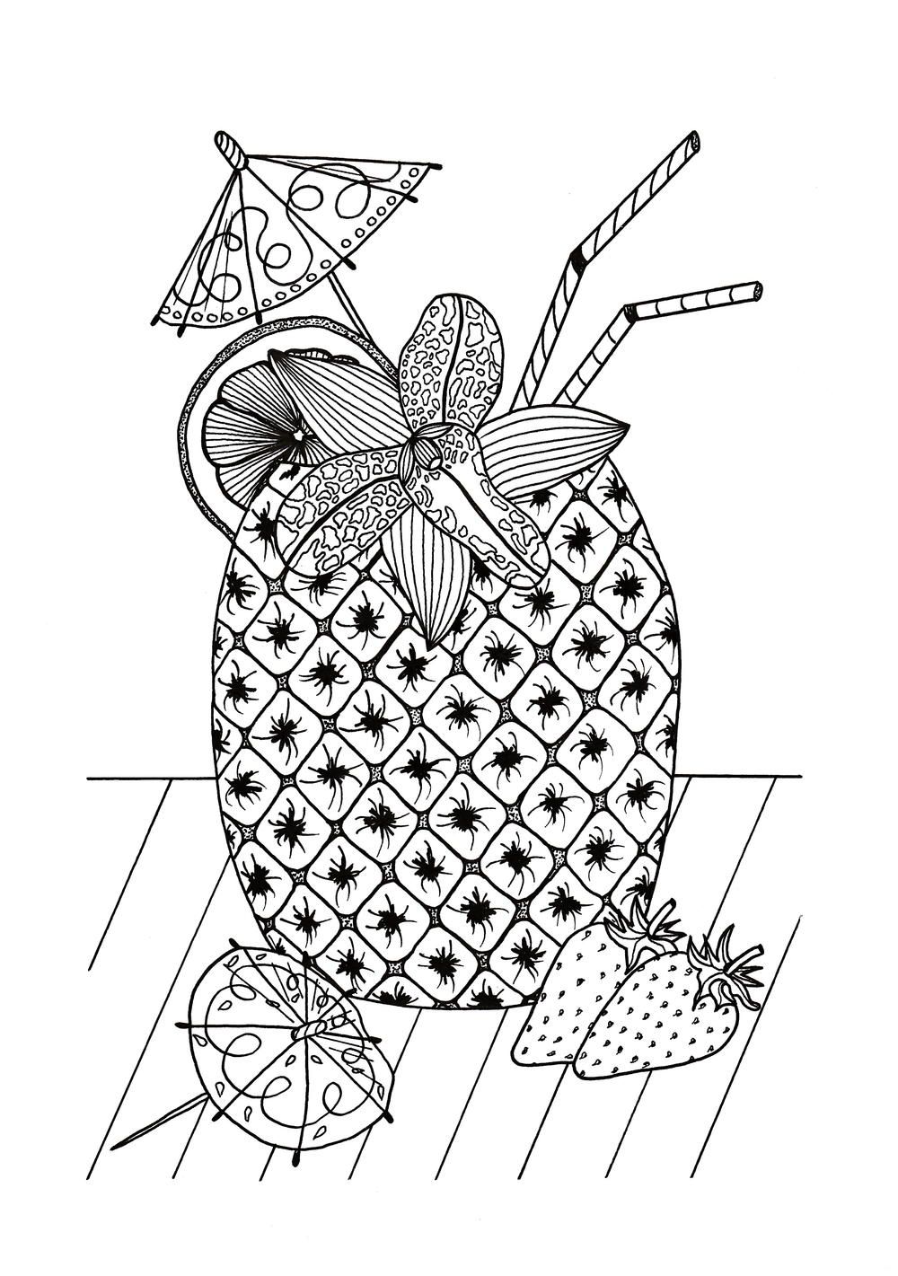 Best 45 Summer Items Coloring Pages Ideas 20