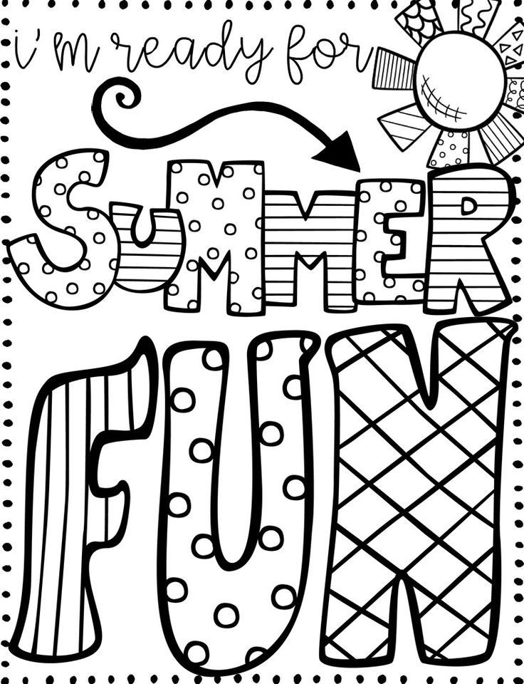 Best 45 Summer Items Coloring Pages Ideas 29