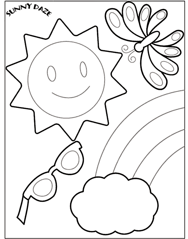 Best 45 Summer Items Coloring Pages Ideas 40