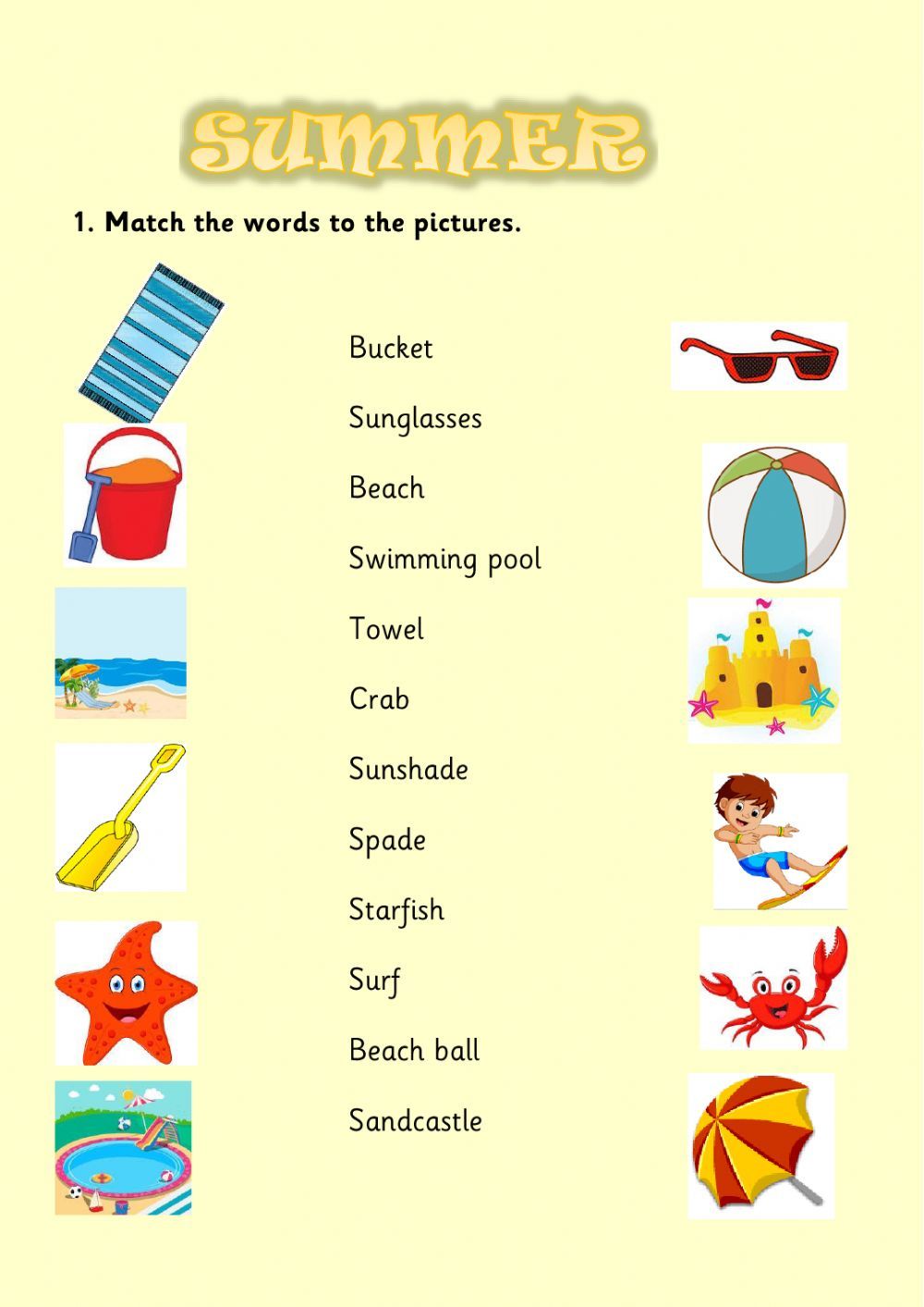 Best 45 Summer Worksheets Speaking Ideas 34