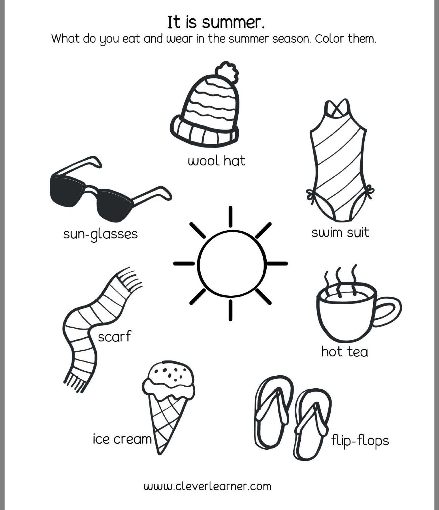 Best 45 Worksheets For Summer Season Ideas 1