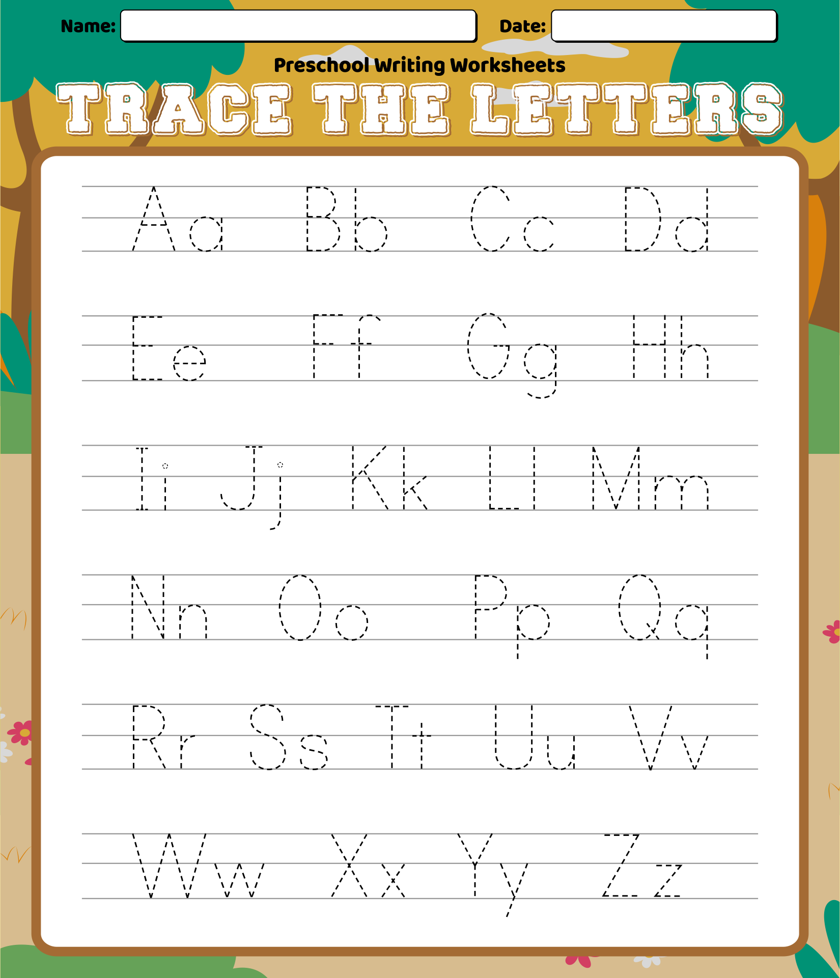 Best 50 Alphabet Worksheets For Preschool Ideas 16