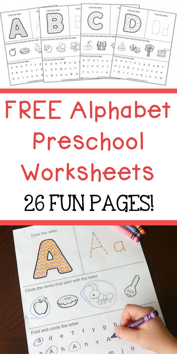 Best 50 Alphabet Worksheets For Preschool Ideas 17