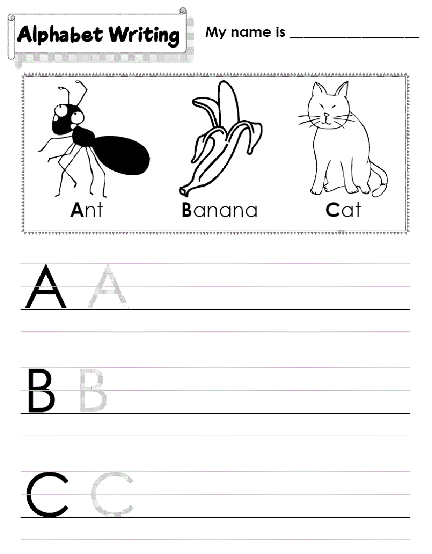 Best 50 Alphabet Worksheets For Preschool Ideas 24