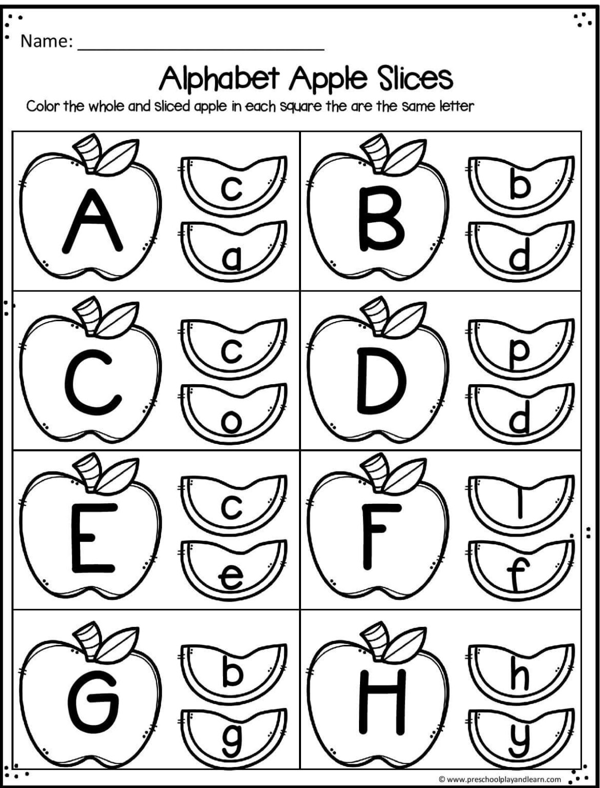 Best 50 Alphabet Worksheets For Preschool Ideas 32