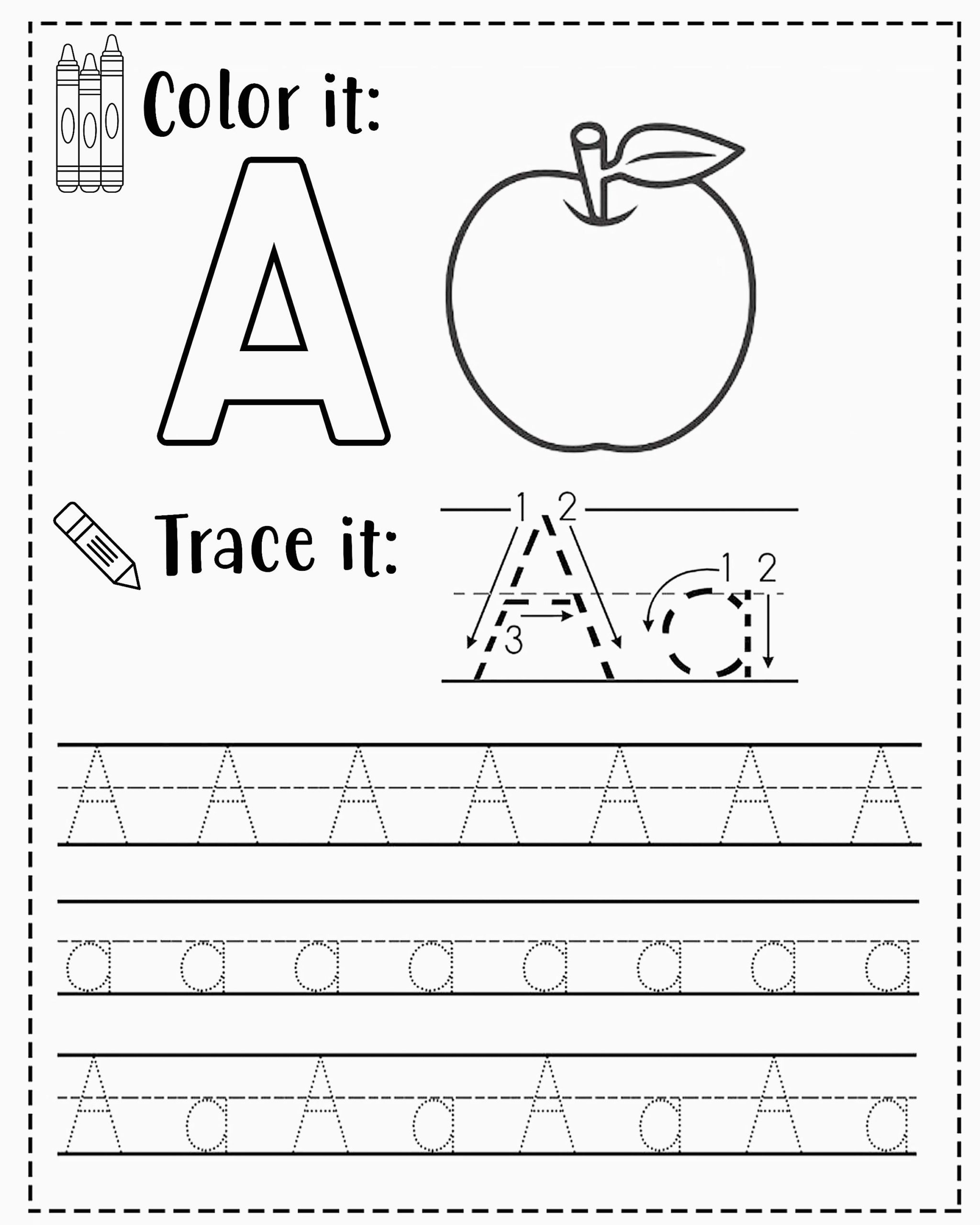 Best 50 Alphabet Worksheets For Preschool Ideas 33