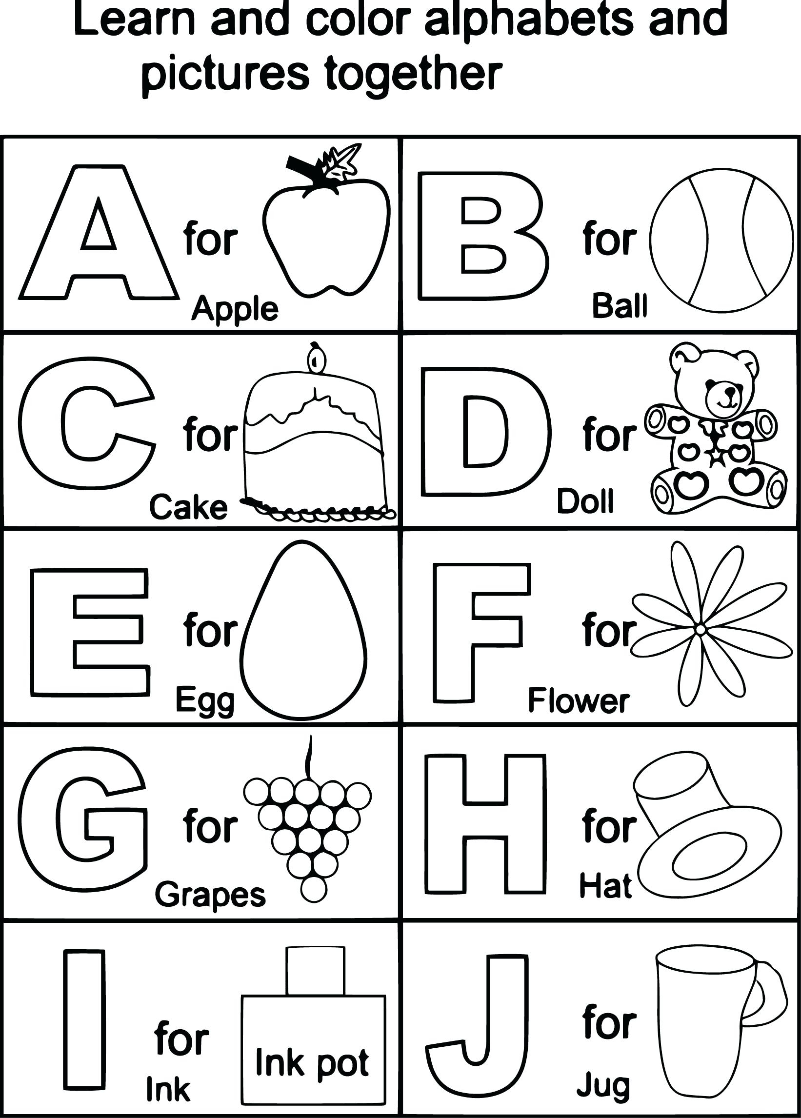 Best 50 Alphabet Worksheets For Preschool Ideas 4