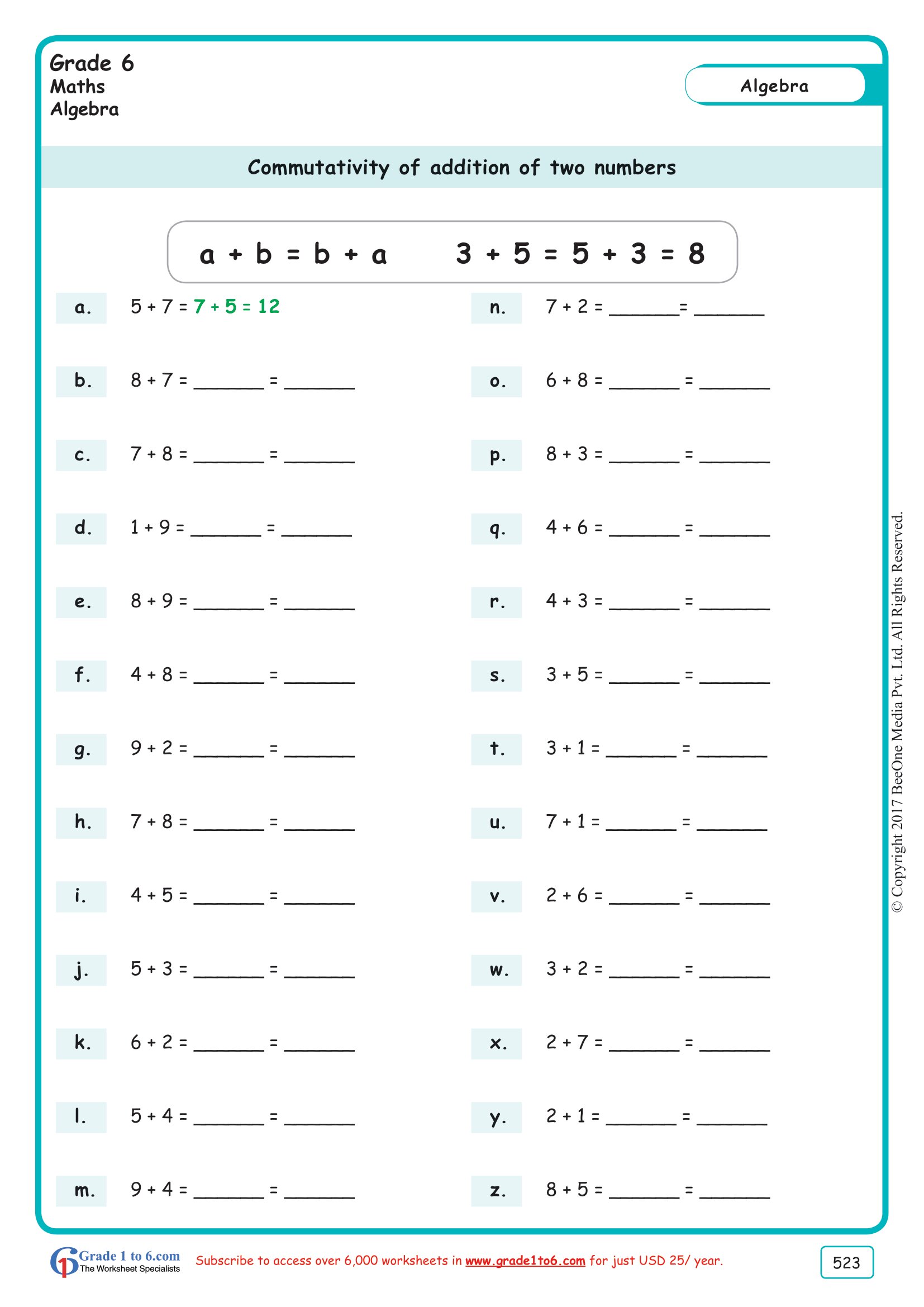 Best 50 Math Worksheets Free Ideas 16