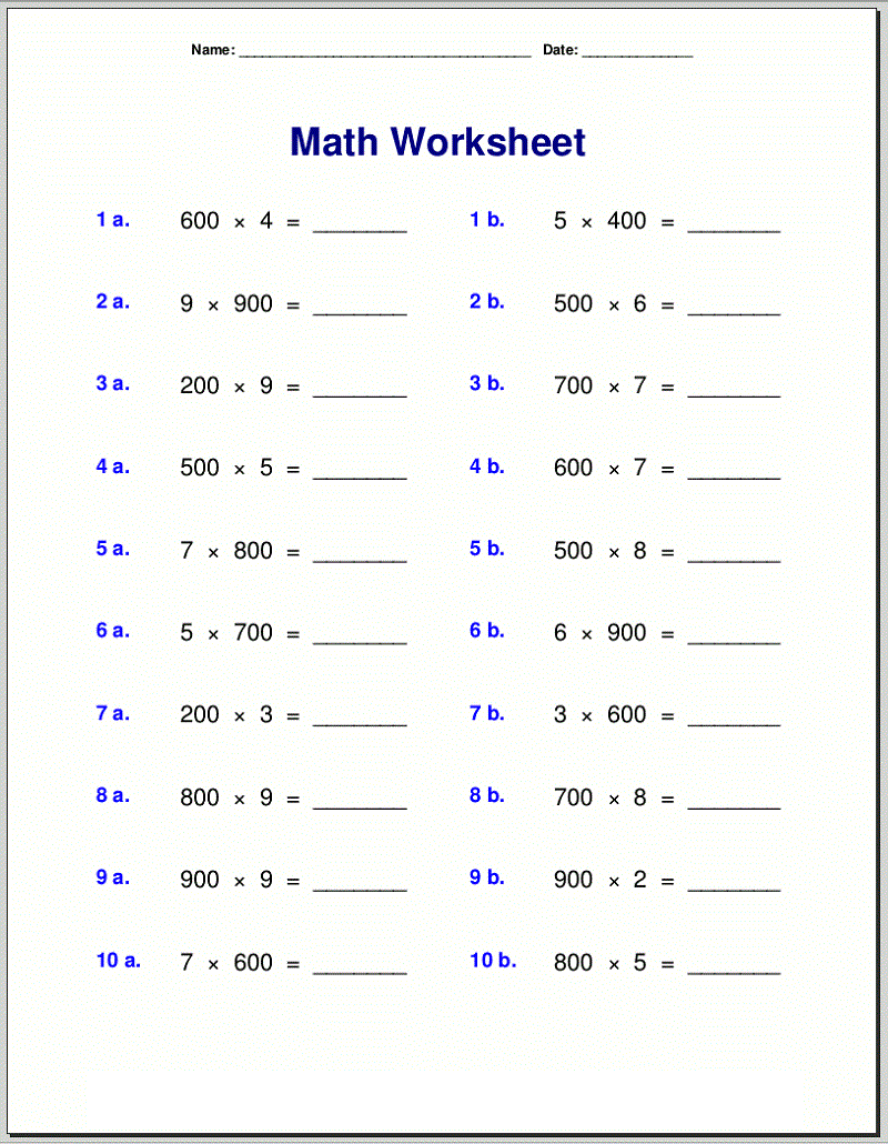 Best 50 Math Worksheets Free Ideas 48