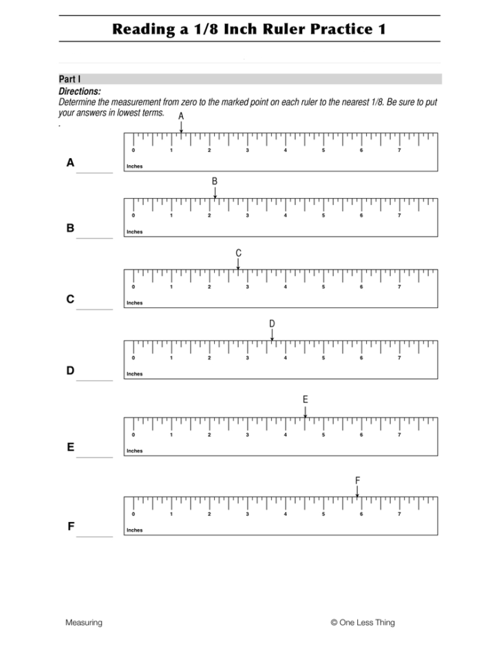 Best 50 Read A Tape Measure Worksheets Ideas 11