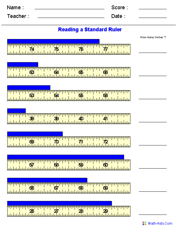 Best 50 Read A Tape Measure Worksheets Ideas 25