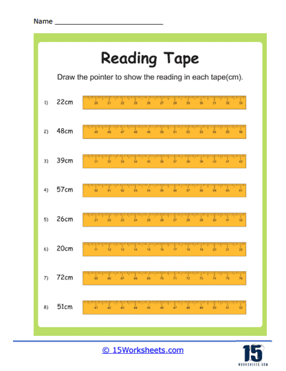 Best 50 Read A Tape Measure Worksheets Ideas 26