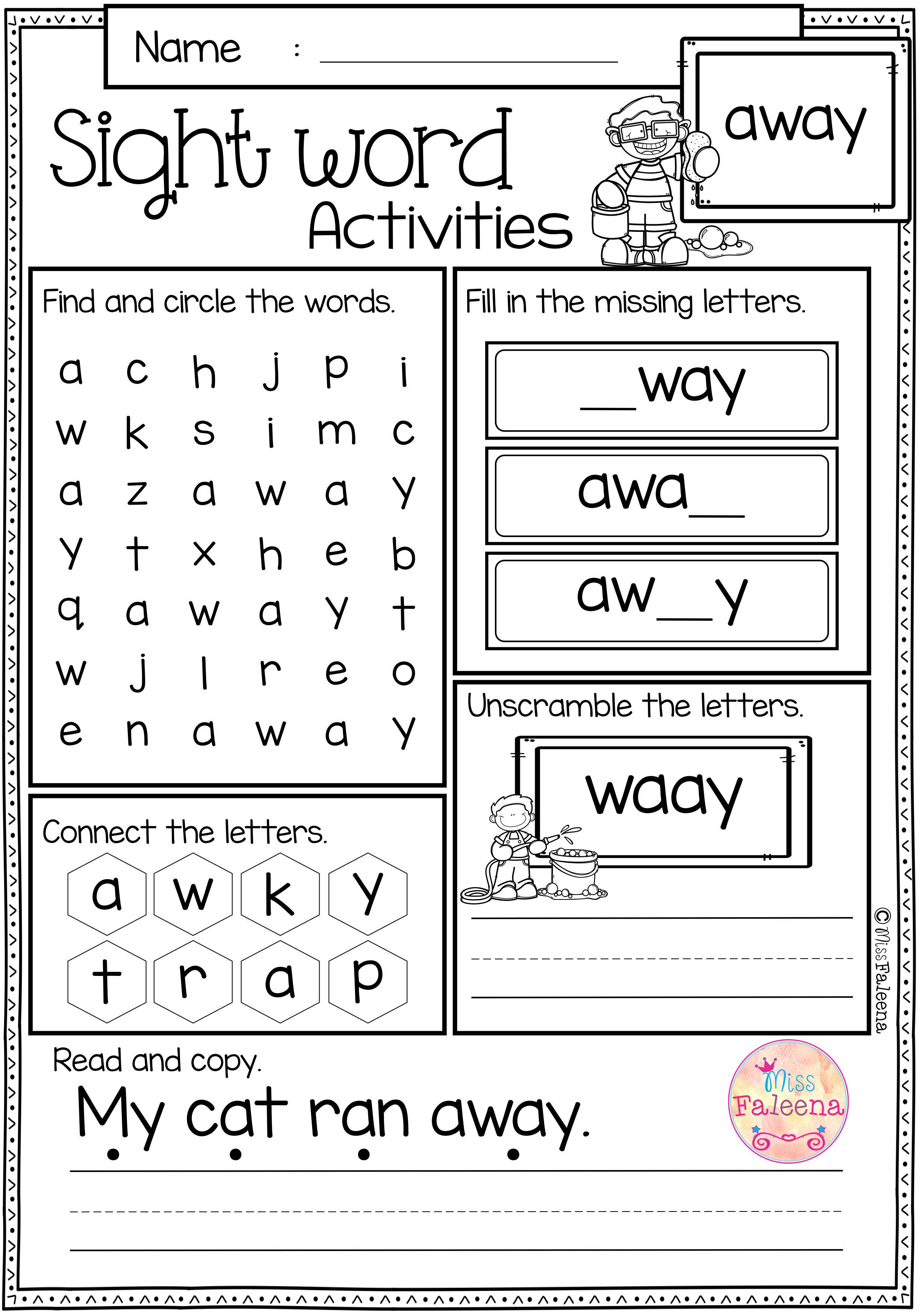 Best 50 Sight Word As Worksheets Ideas 2