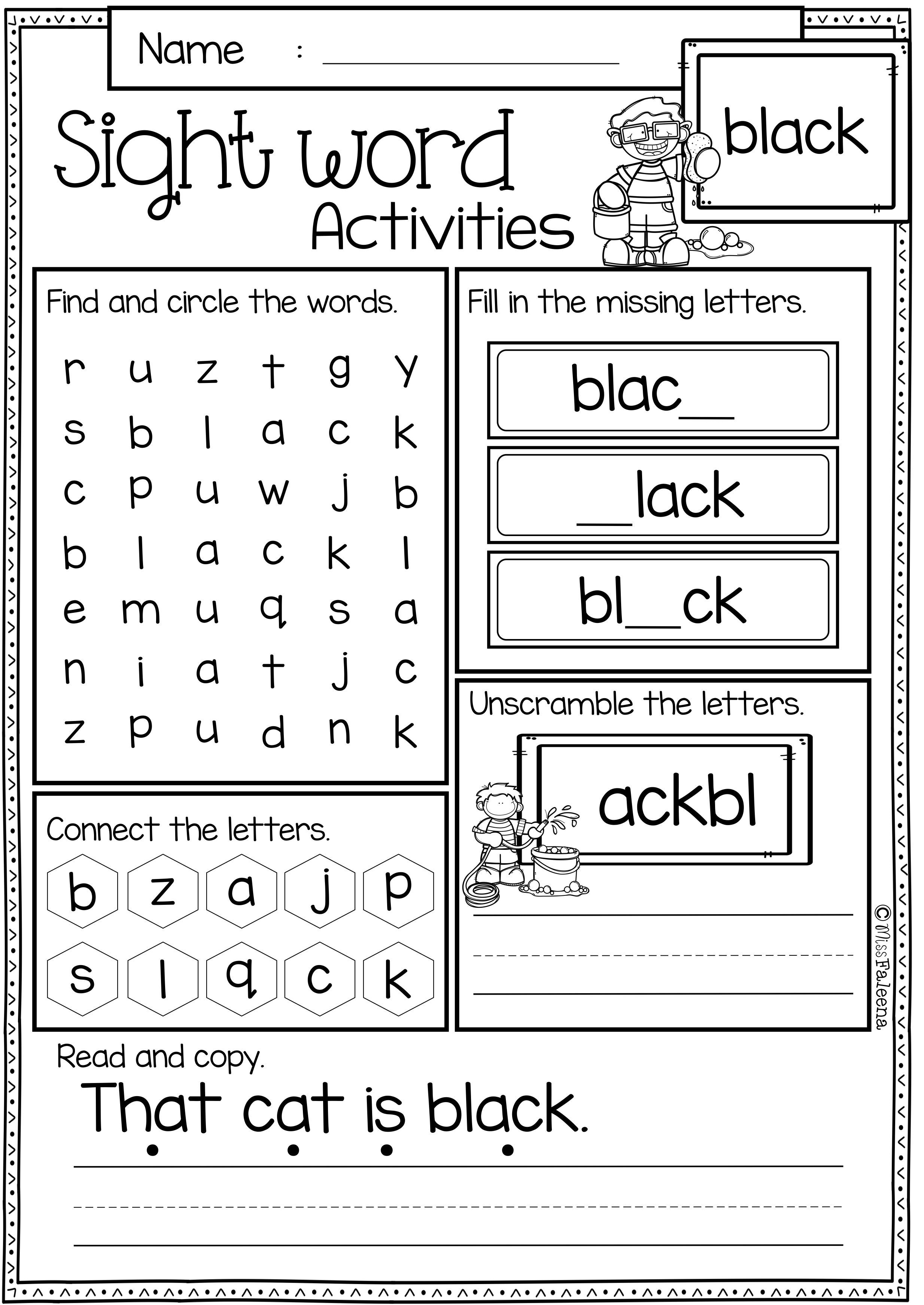 Best 50 Sight Word As Worksheets Ideas 3