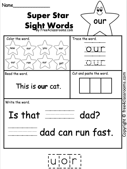 Best 50 Sight Word As Worksheets Ideas 50