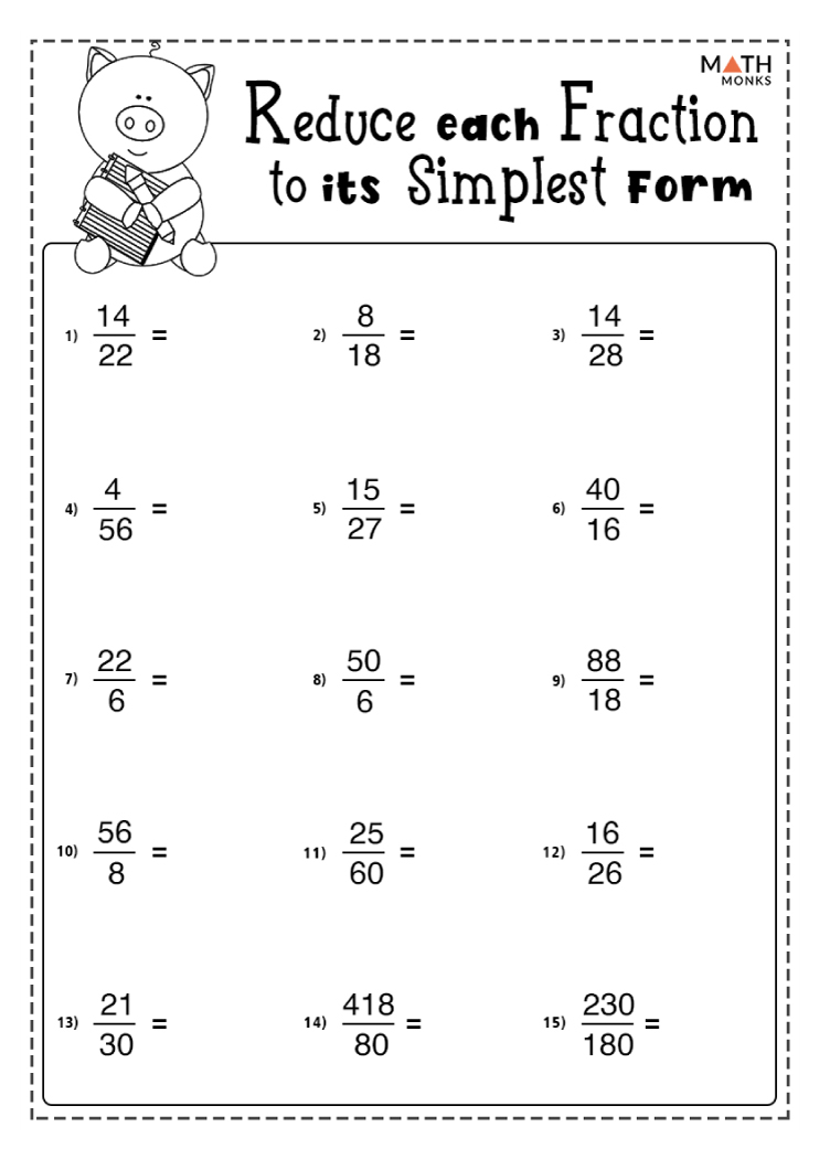 Best 50 Simplify Fractions Worksheets Ideas 1