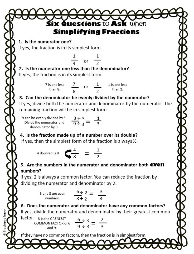 Best 50 Simplify Fractions Worksheets Ideas 11