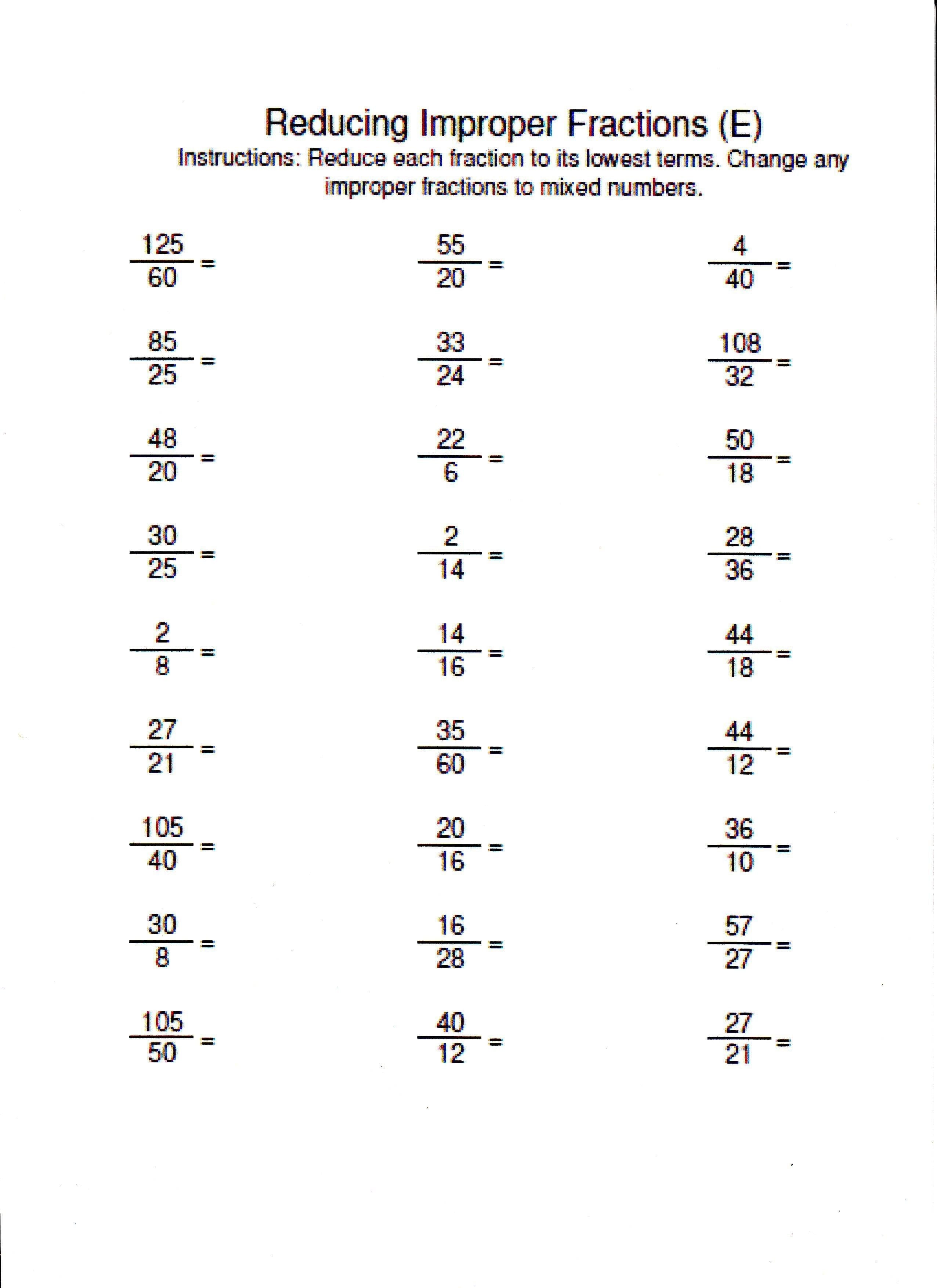 Best 50 Simplify Fractions Worksheets Ideas 17