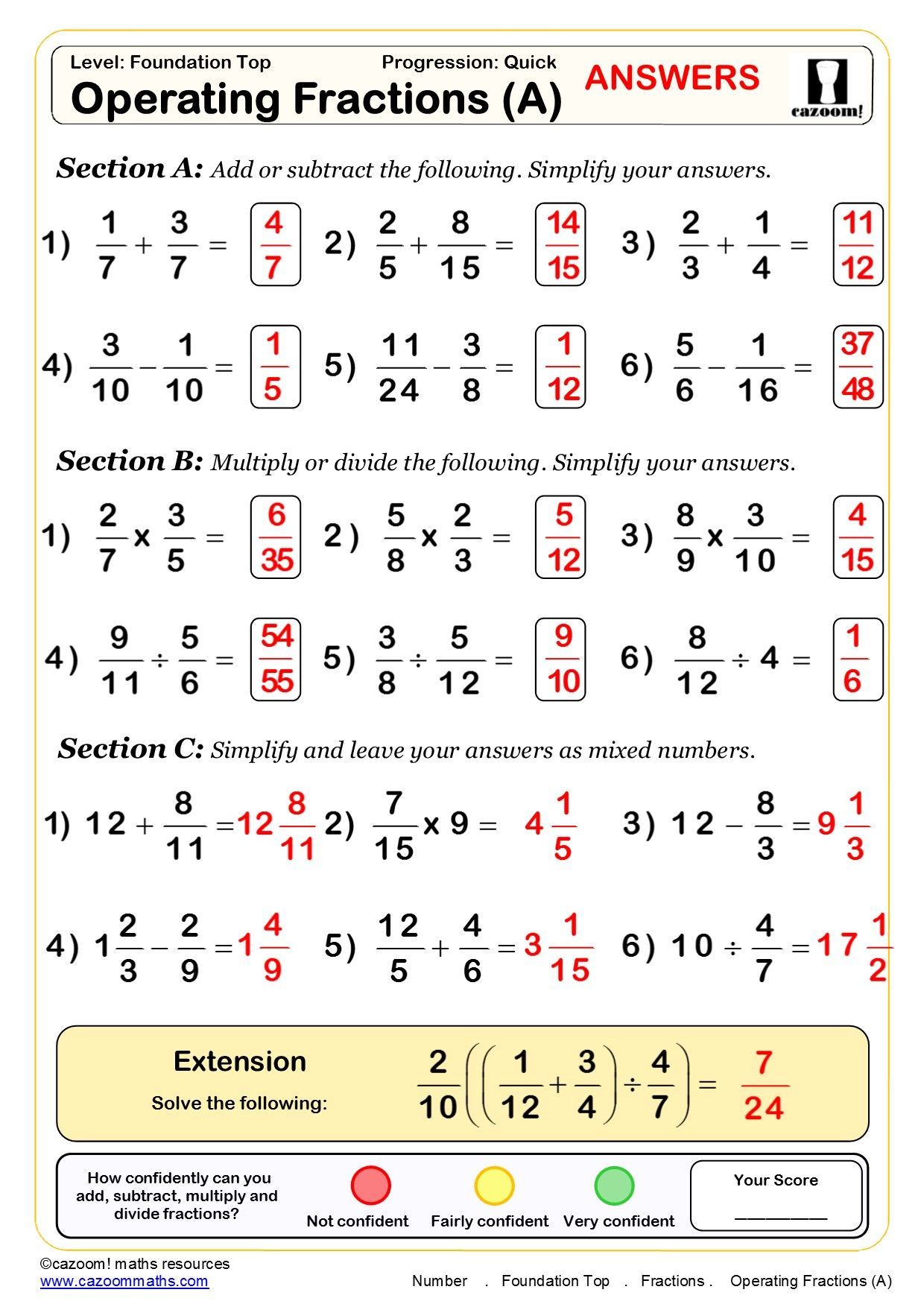 Best 50 Simplify Fractions Worksheets Ideas 25