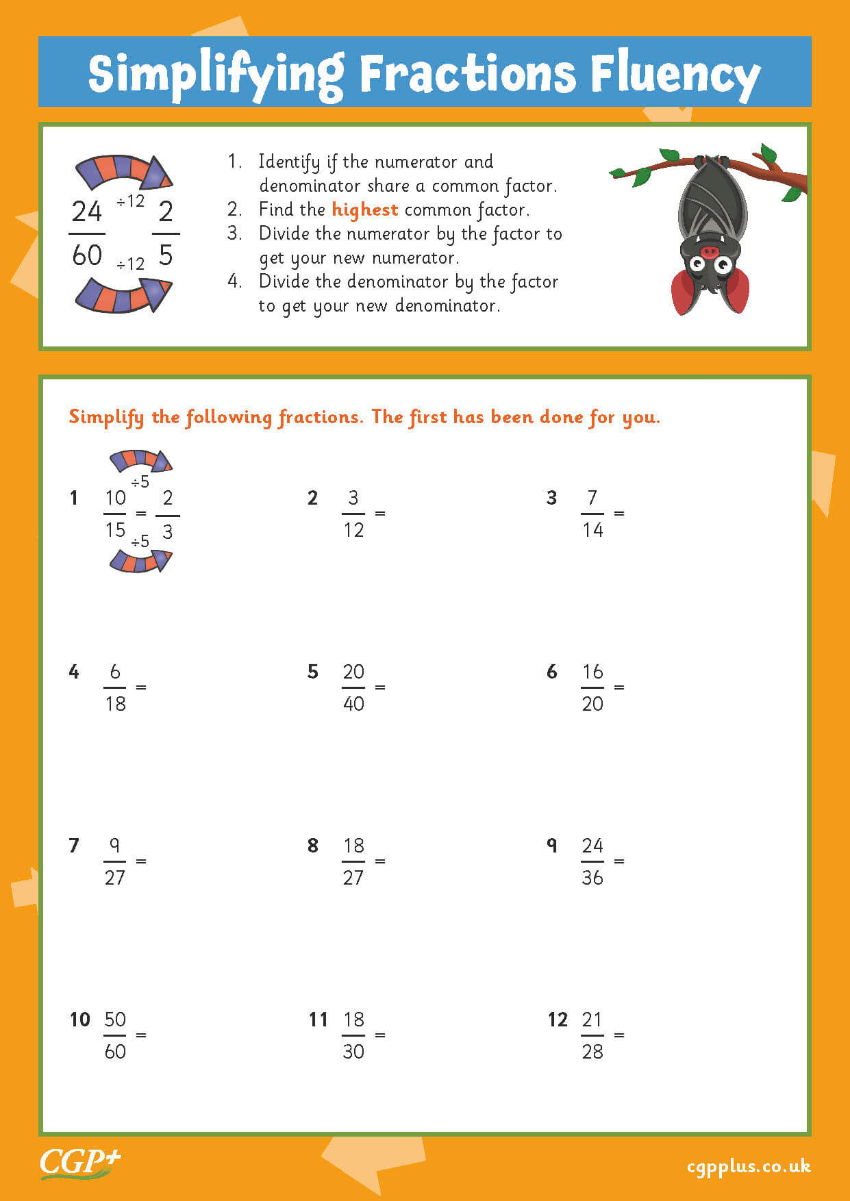 Best 50 Simplify Fractions Worksheets Ideas 45