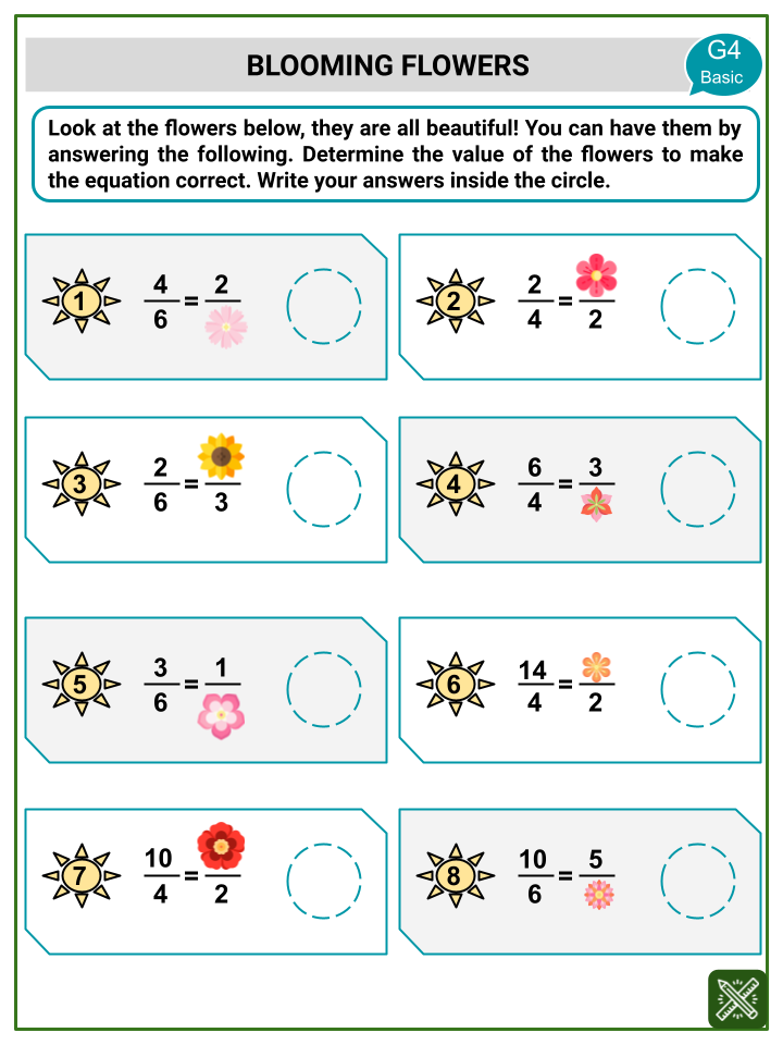 Best 50 Simplify Fractions Worksheets Ideas 8