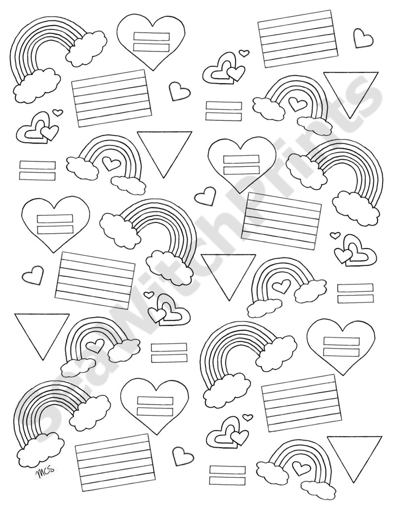 Get 85 Pride Coloring Pages Ideas 8