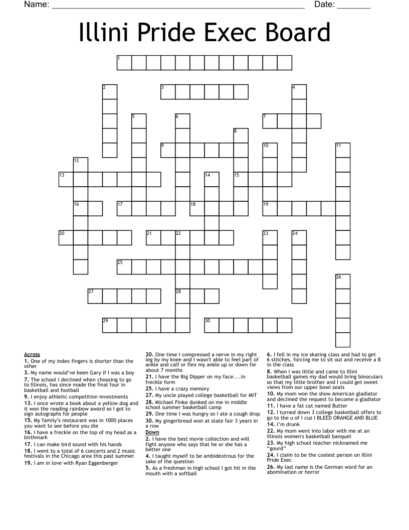 Get 85 Pride Month Crossword Puzzles Ideas 33