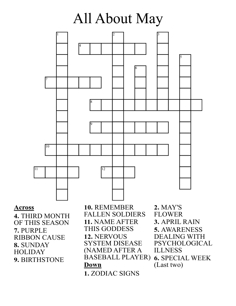 Get 85 Pride Month Crossword Puzzles Ideas 42