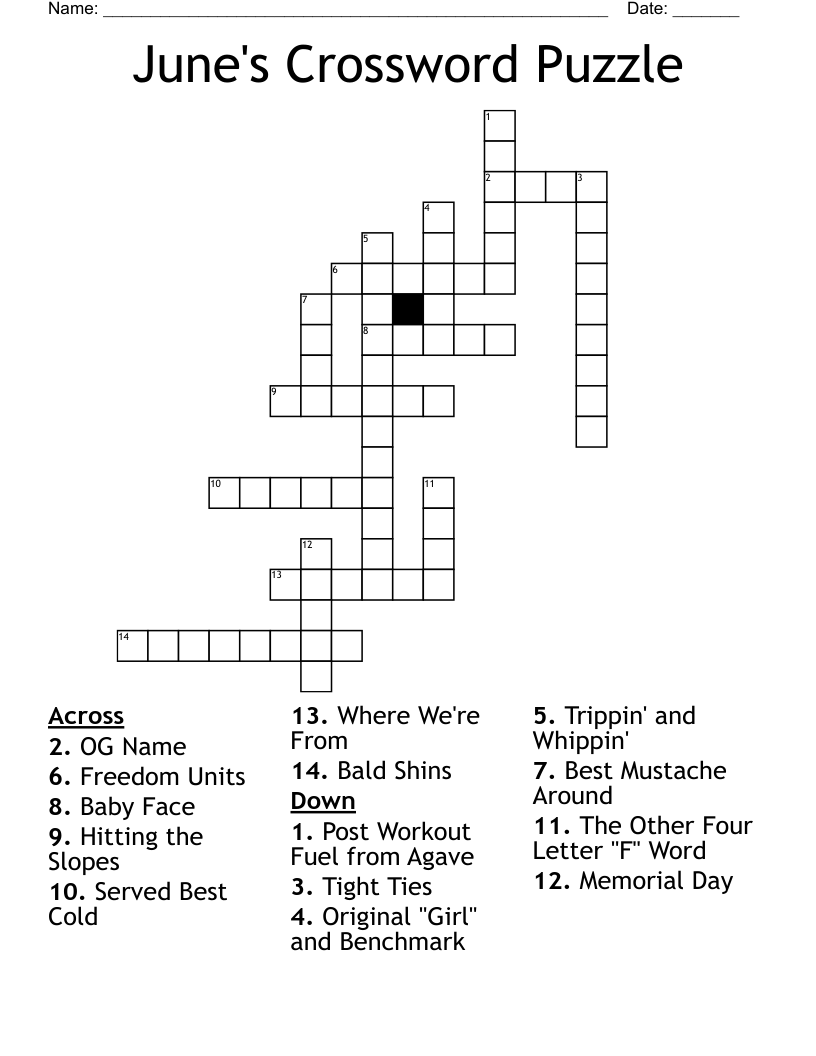 Get 85 Pride Month Crossword Puzzles Ideas 78