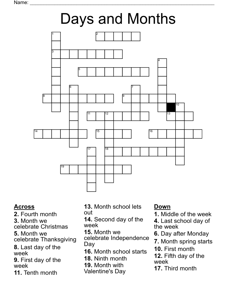 Get 85 Pride Month Crossword Puzzles Ideas 79