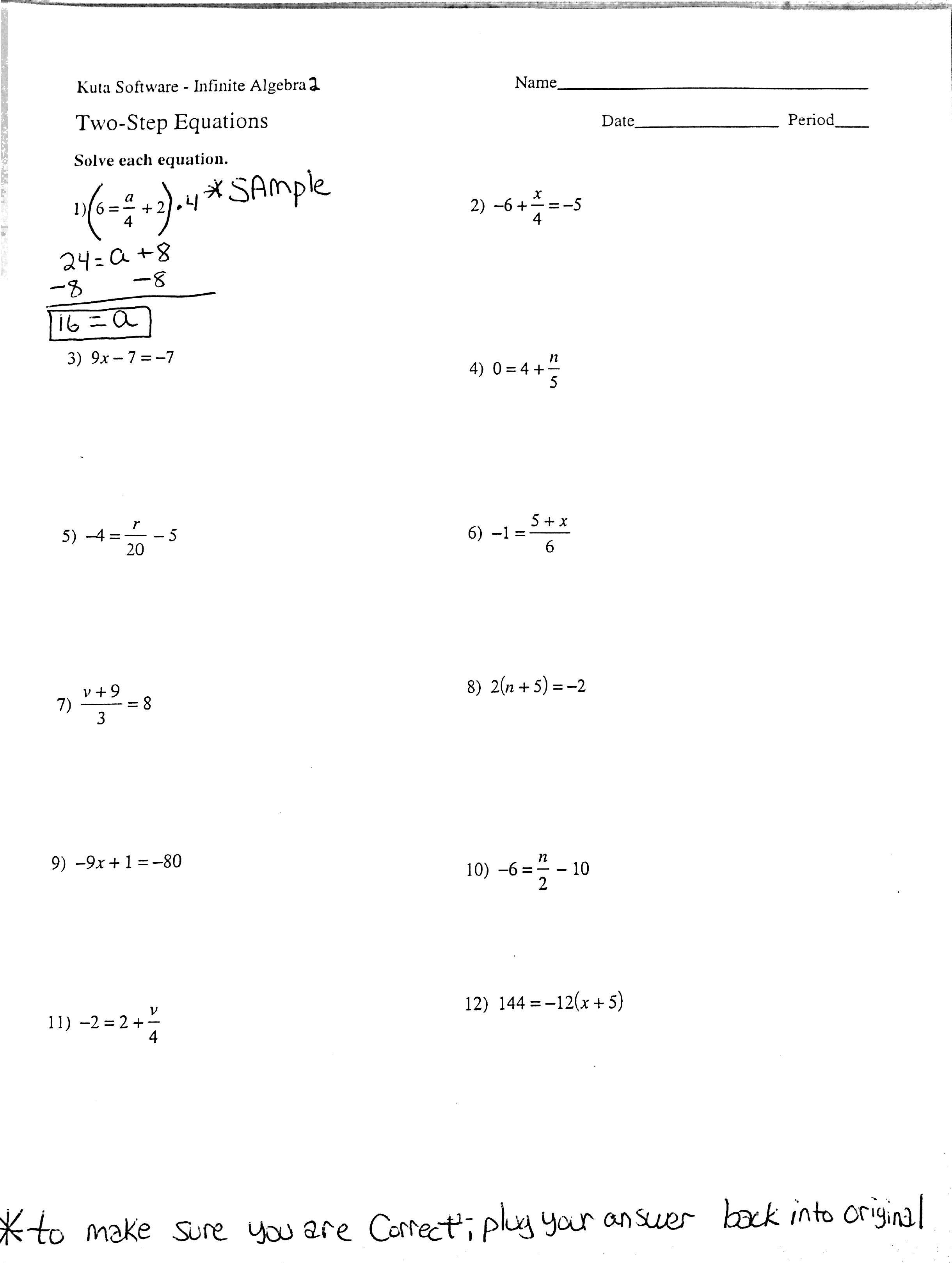 Get 85 Solving Multi Step Equations Worksheets Ideas 11