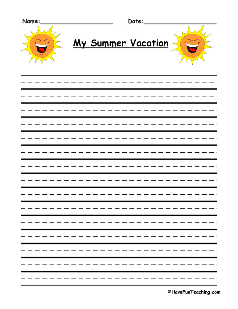 Get 85 Summer Adventure Worksheet Ideas 28