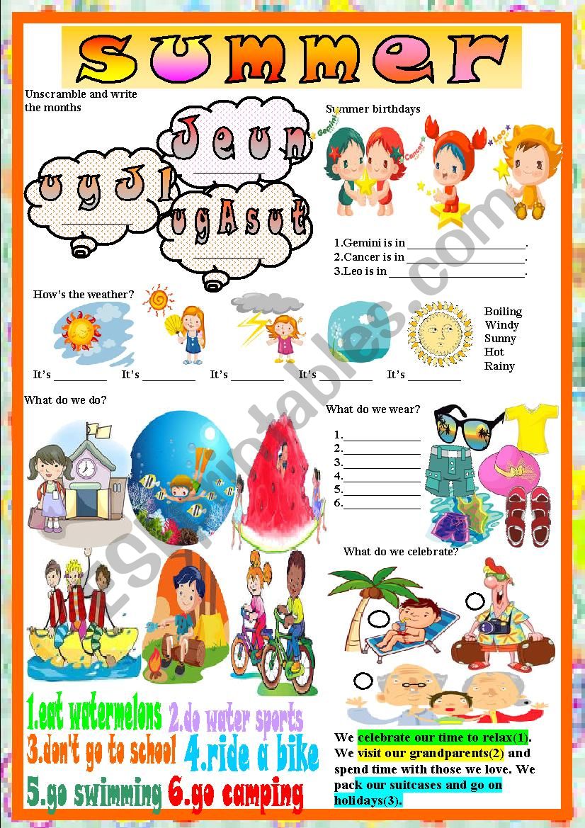 Get 85 Summer Adventure Worksheet Ideas 32