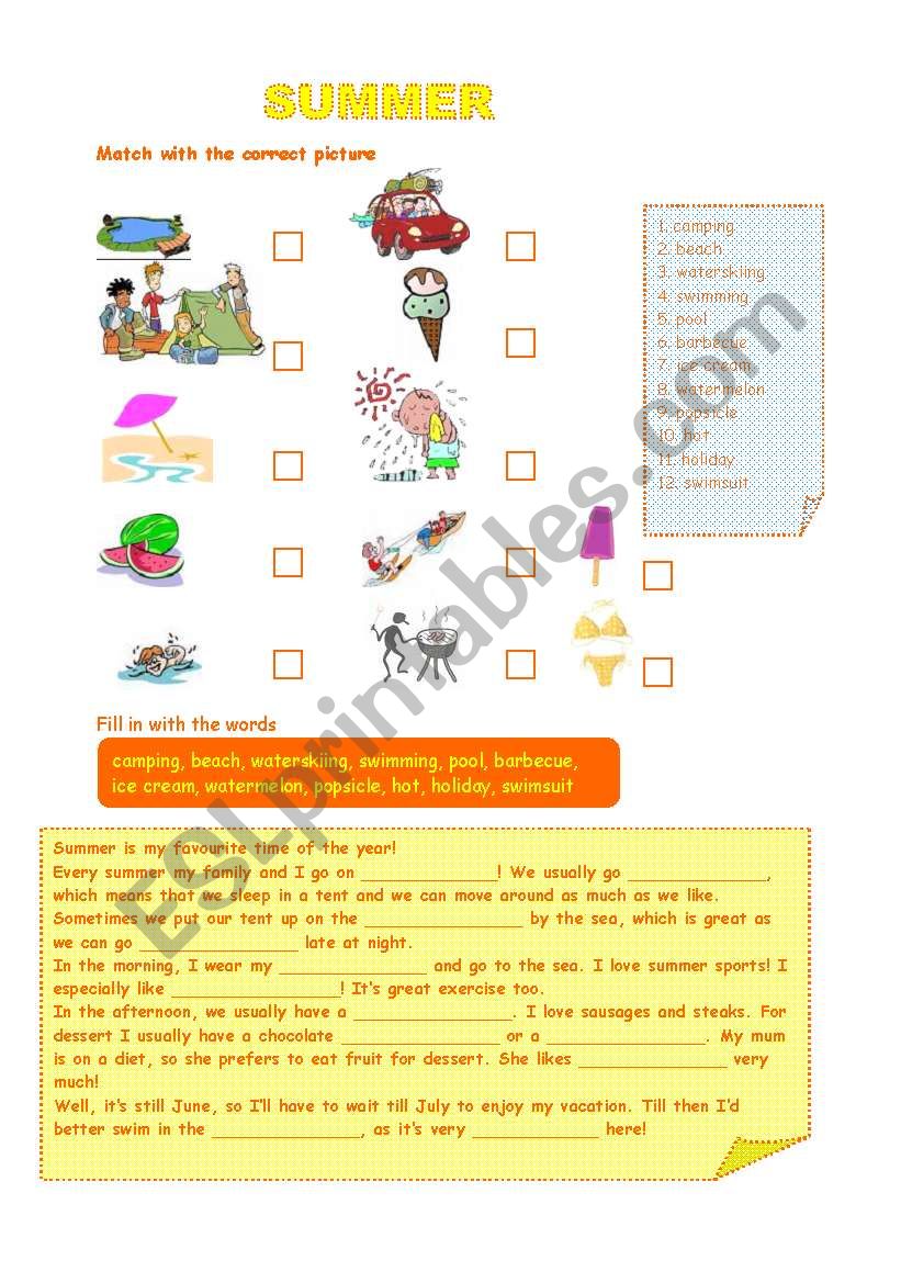 Get 85 Summer Adventure Worksheet Ideas 38