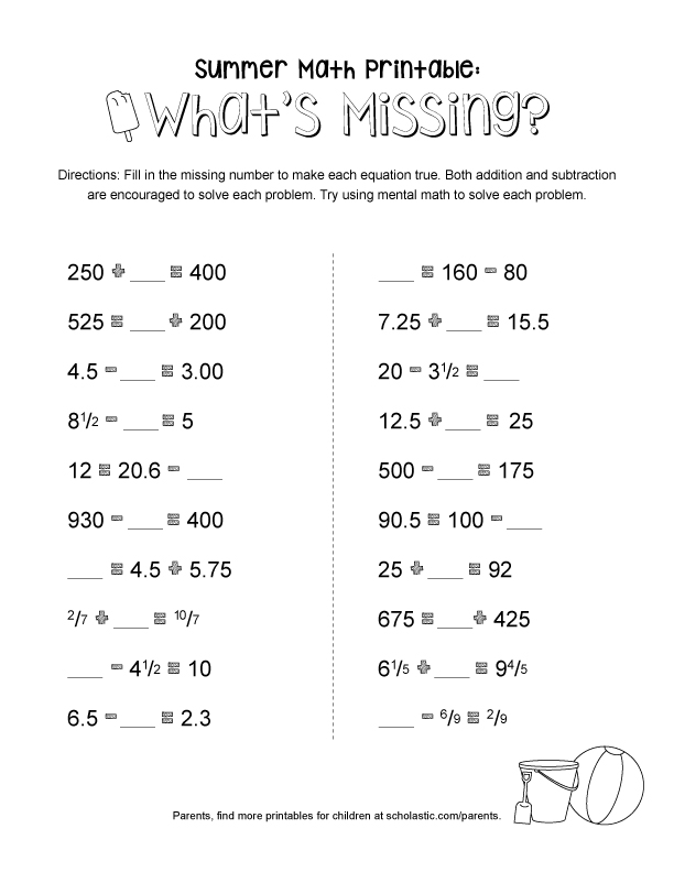 Get 85 Summer Algebra Worksheets Ideas 53