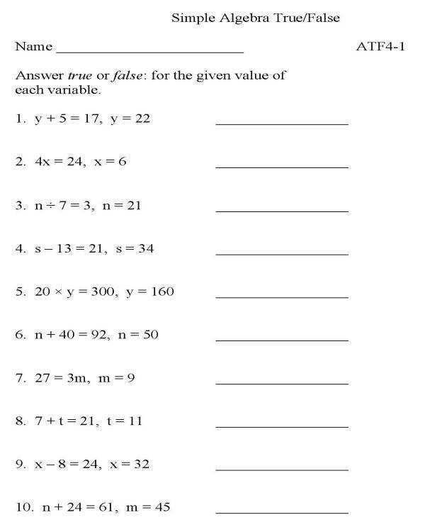 Get 85 Summer Algebra Worksheets Ideas 84