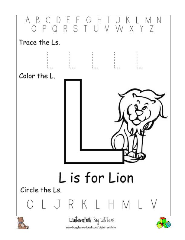 Save 60 Letter L Worksheets Ideas 10