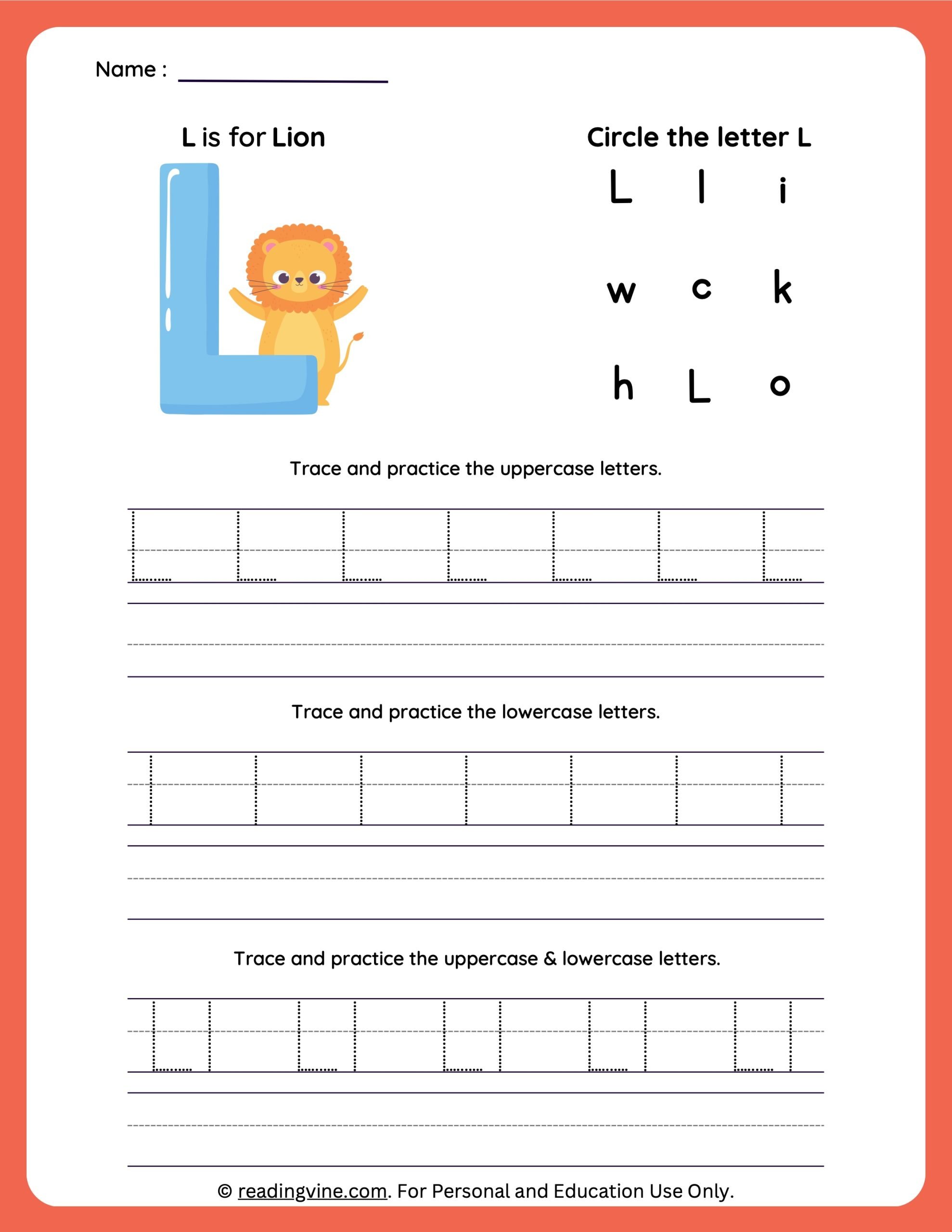 Save 60 Letter L Worksheets Ideas 59