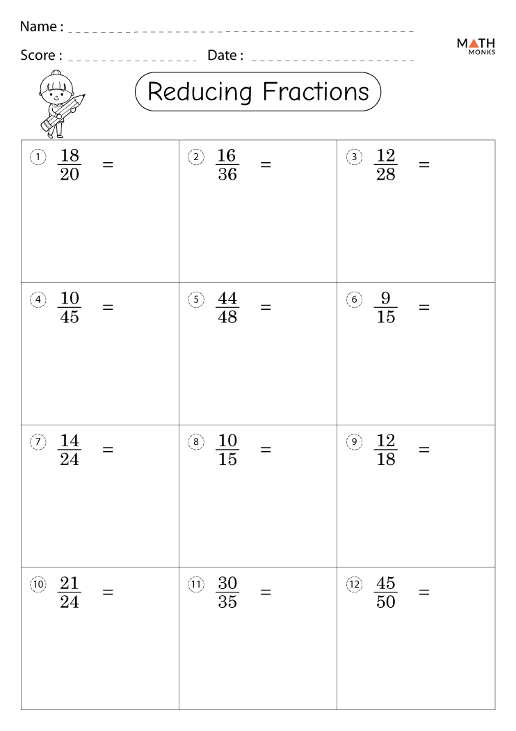 Save 60 Reducing Fractions Worksheets Ideas 52