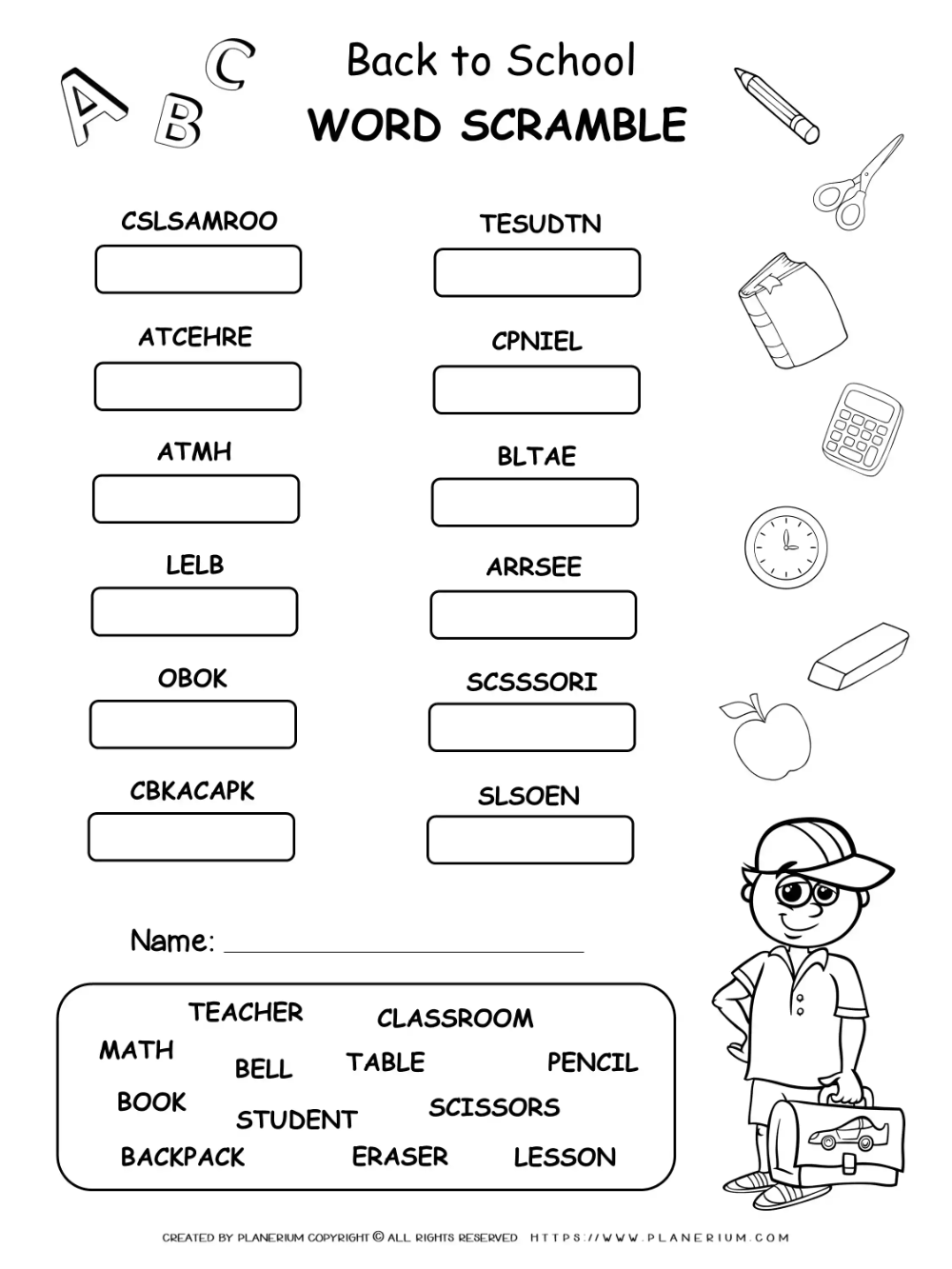 Best 45 Back To School Worksheets For Teenagers Ideas 6